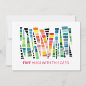 Gratis knuffels denken aan je Kaart (Voorkant)