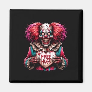 Gratis Knuffels Enge Clown Valentijnsdag Halloween Magneet