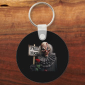 Gratis Knuffels Enge Clown Valentijnsdag Halloween Sleutelhanger (Voorkant)
