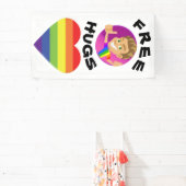Gratis Knuffels Gay Pride  Spandoek (Insitu)
