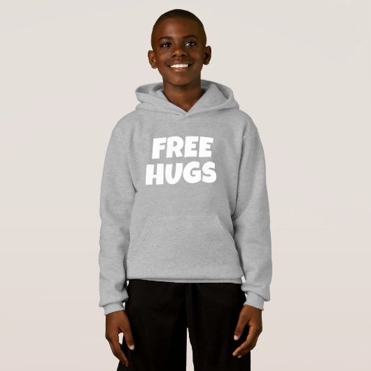 Gratis knuffels kids pullover trui met capuchon (Voorkant volledig)