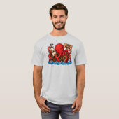 Gratis knuffels Kraken! Schattig DND zeemonster T-shirt (Voorkant volledig)