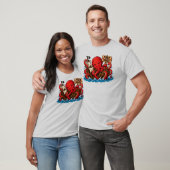 Gratis knuffels Kraken! Schattig DND zeemonster T-shirt (Unisex)