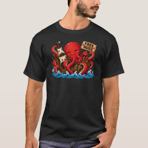 Gratis knuffels Kraken! Schattig DND zeemonster T-shirt