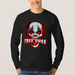 Gratis knuffels Lachende Boosaardige Moordenaar En T-shirt