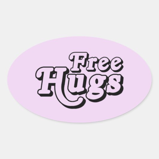 GRATIS KNUFFELS OVALE STICKER (Voorkant)