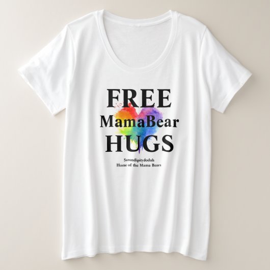 Gratis Knuffels Plus Maat T-shirt (Design voorkant)