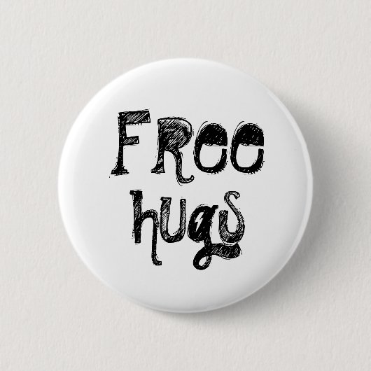 Gratis, knuffels ronde button 5,7 cm (Voorkant)