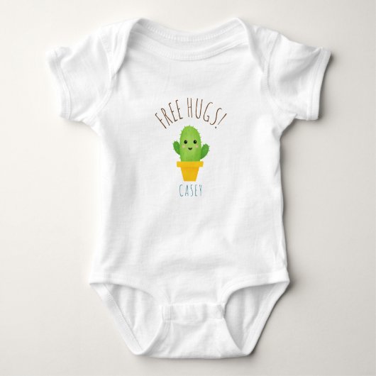 GRATIS knuffels! schattige cactus baby cadeau voor Romper (Voorkant)