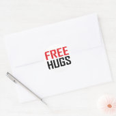 Gratis knuffels shirten ronde sticker (Envelop)