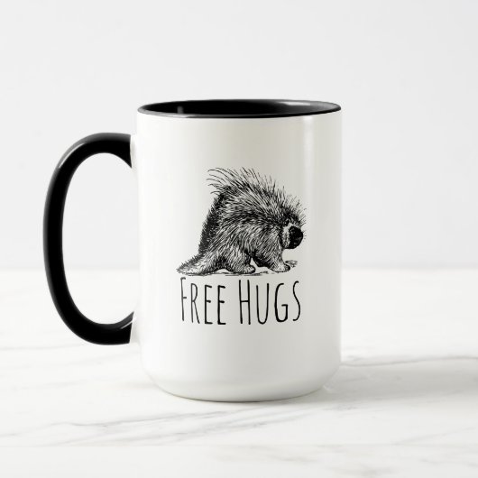 Gratis Knuffels Stachelzwijn Cool en Grappig Mok (Links)