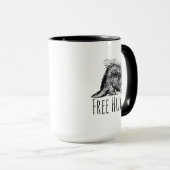 Gratis Knuffels Stachelzwijn Cool en Grappig Mok (Voorkant rechts)