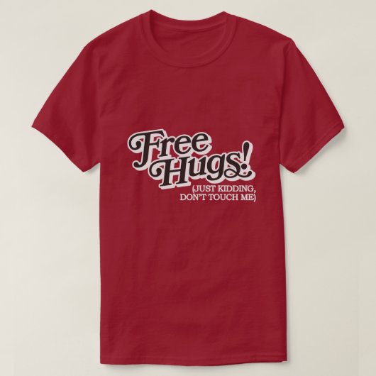 Gratis knuffels! t-shirt (Design voorkant)