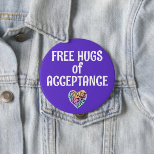 Gratis Knuffels van Acceptatie Button