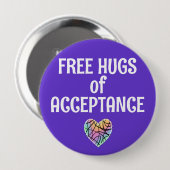 Gratis Knuffels van Acceptatie Button (Voorkant /achterkant)