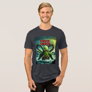 GRATIS Knuffels (van je nieuwe Overlord) Cthulhu Tri-Blend Shirt