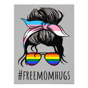 Gratis knuffels voor mama IV - Rommelig knotje reg Foto Afdruk