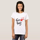 Gratis knuffels vrouwen T-shirt (Voorkant volledig)