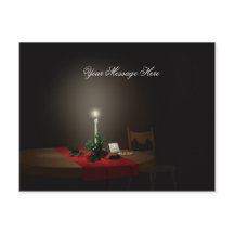 Gratis koekjes - Kerstmis Briefkaart leeg