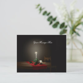 Gratis koekjes - Kerstmis Briefkaart leeg