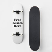 Gratis Kusjes Hier Persoonlijk Skateboard (Voorkant)