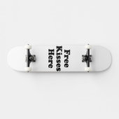 Gratis Kusjes Hier Persoonlijk Skateboard (Horizontaal)