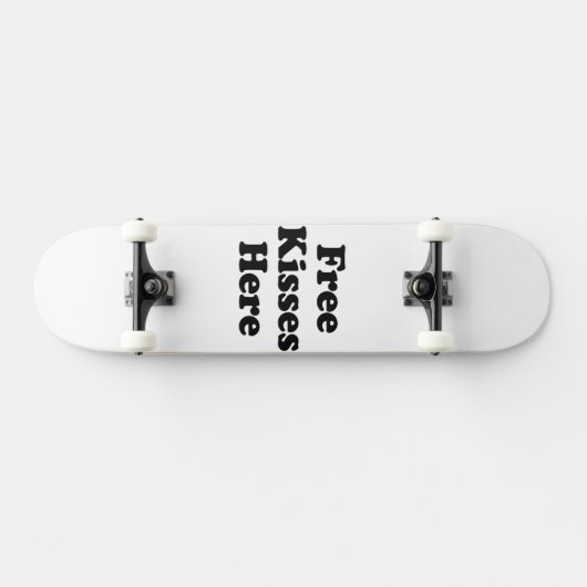 Gratis Kusjes Hier Persoonlijk Skateboard (Horizontaal)