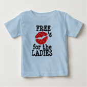 Gratis Kusjes voor de DAMES T-Shirt (Voorkant)