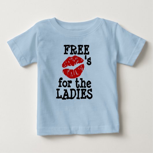 Gratis Kusjes voor de DAMES T-Shirt (Voorkant)