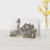 Gratis Kustvuurtoren Haven Illustratie Kaart (Gele Bloem)