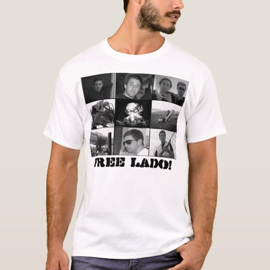 gratis lado 2 B&W T-shirt (Voorkant)