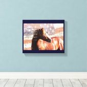 Gratis land canvas afdruk (Insitu (Houten vloer))