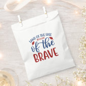 Gratis land door het Brave Red Blue Bedankzakje (Geknipt)