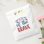 Gratis land door het Brave Red Blue Bedankzakje (Gezegeld)