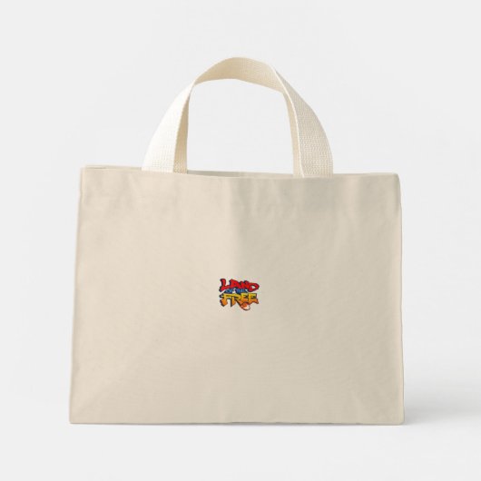Gratis land mini tote bag (Achterkant)