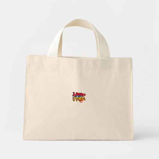 Gratis land mini tote bag (Voorkant)