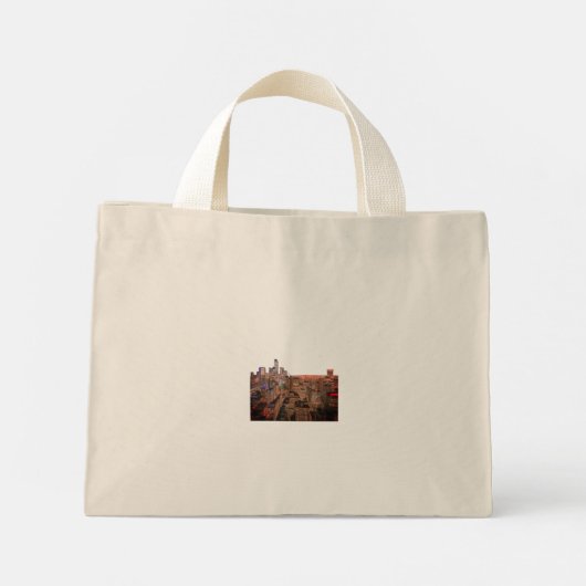Gratis land mini tote bag (Achterkant)