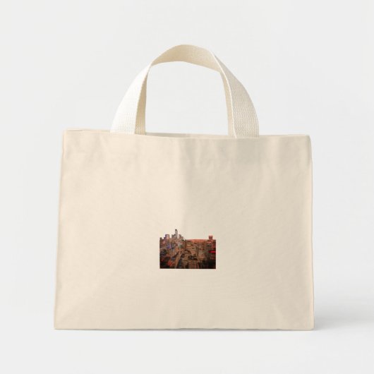 Gratis land mini tote bag (Voorkant)
