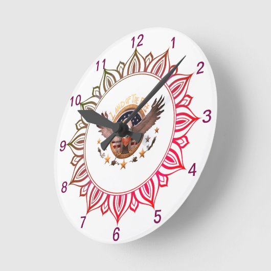 Gratis land ronde klok (Hoek)