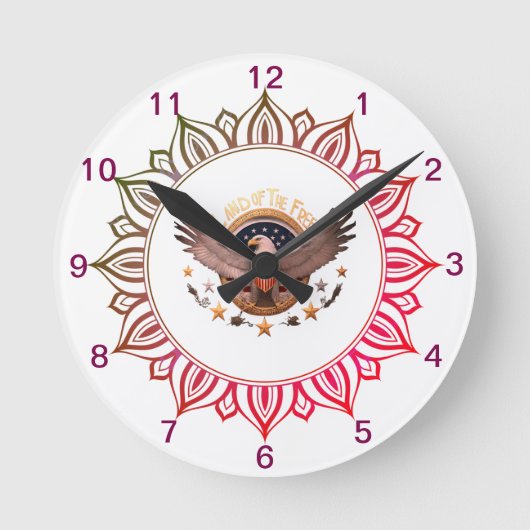 Gratis land ronde klok (Voorkant)