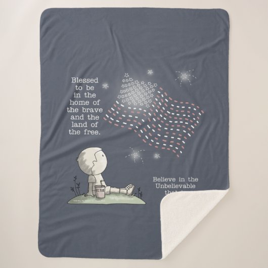 Gratis land sherpa deken (Voorkant)