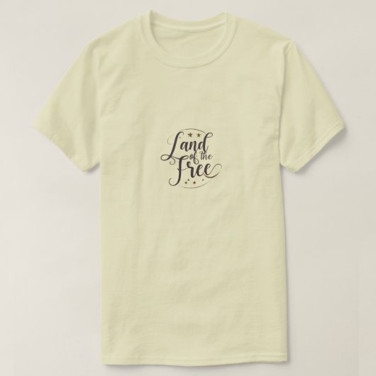 Gratis land t-shirt (Design voorkant)