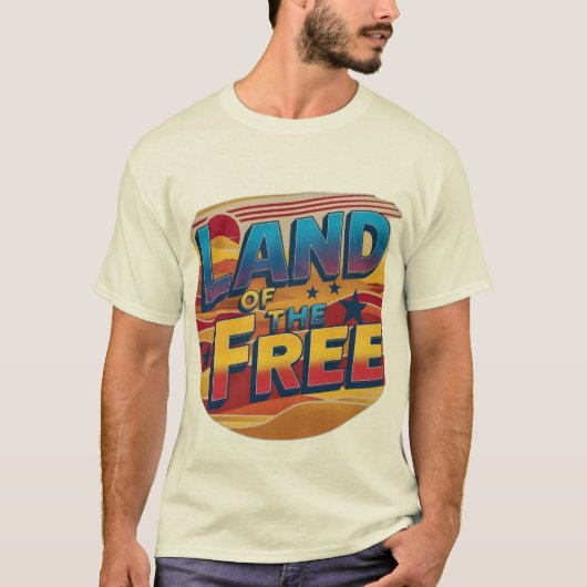 Gratis land t-shirt (Voorkant)