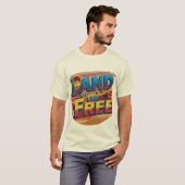 Gratis land t-shirt (Voorkant volledig)