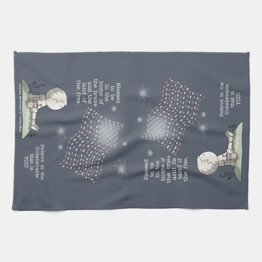 Gratis land theedoek (Horizontaal)