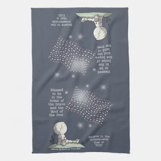 Gratis land theedoek (Verticaal)