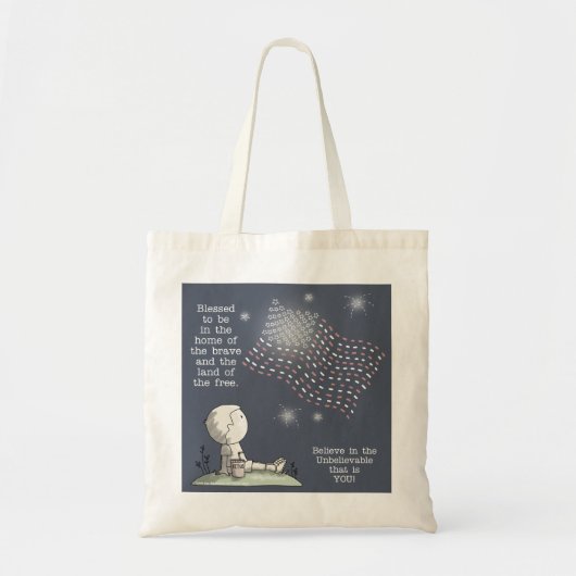 Gratis land tote bag (Voorkant)