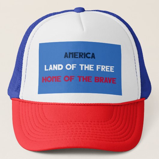 Gratis land... trucker pet (Voorkant)