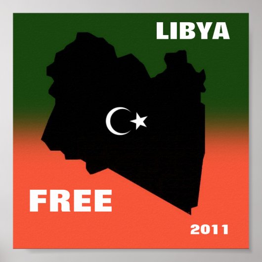 GRATIS LIBIË 2011 POSTER (Voorkant)