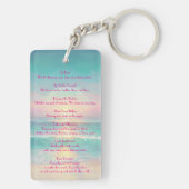 Gratis lid van de Flock, Flamingo Sleutelhanger (achterkant)